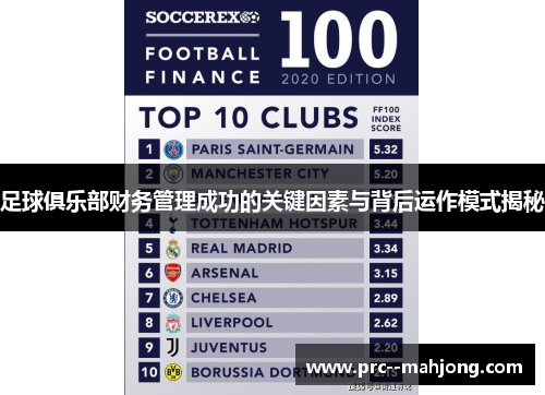 足球俱乐部财务管理成功的关键因素与背后运作模式揭秘